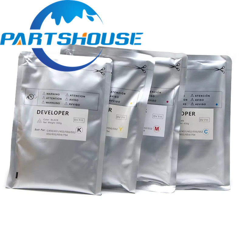 1PC Developer Powder สําหรับ Konica Minolta C 654 754 C654 C754 ใช้งานร่วมกับ DV711 DV-711