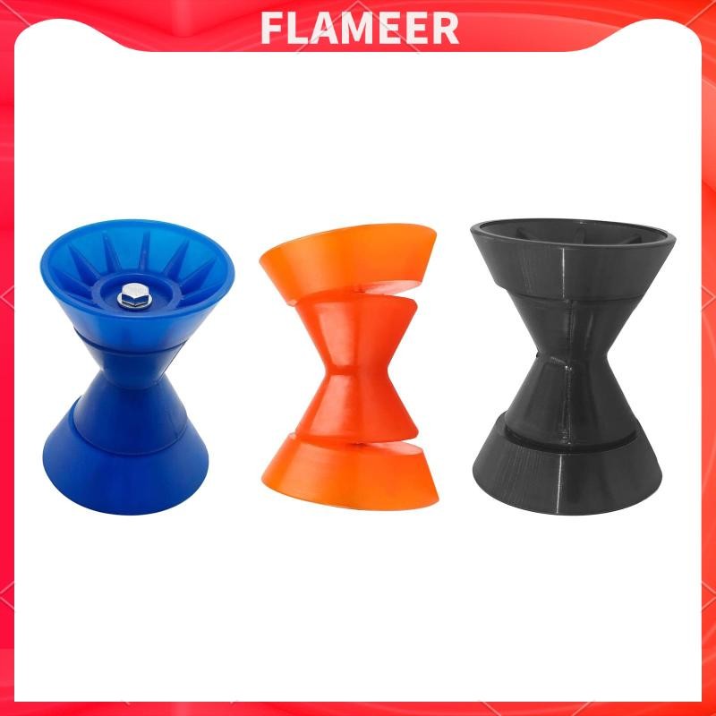 [Flameer] Roller Marine Roller Polyurethane Boat Trailer Roller หยุดสําหรับเรือ Trailer Bracket ทนทา