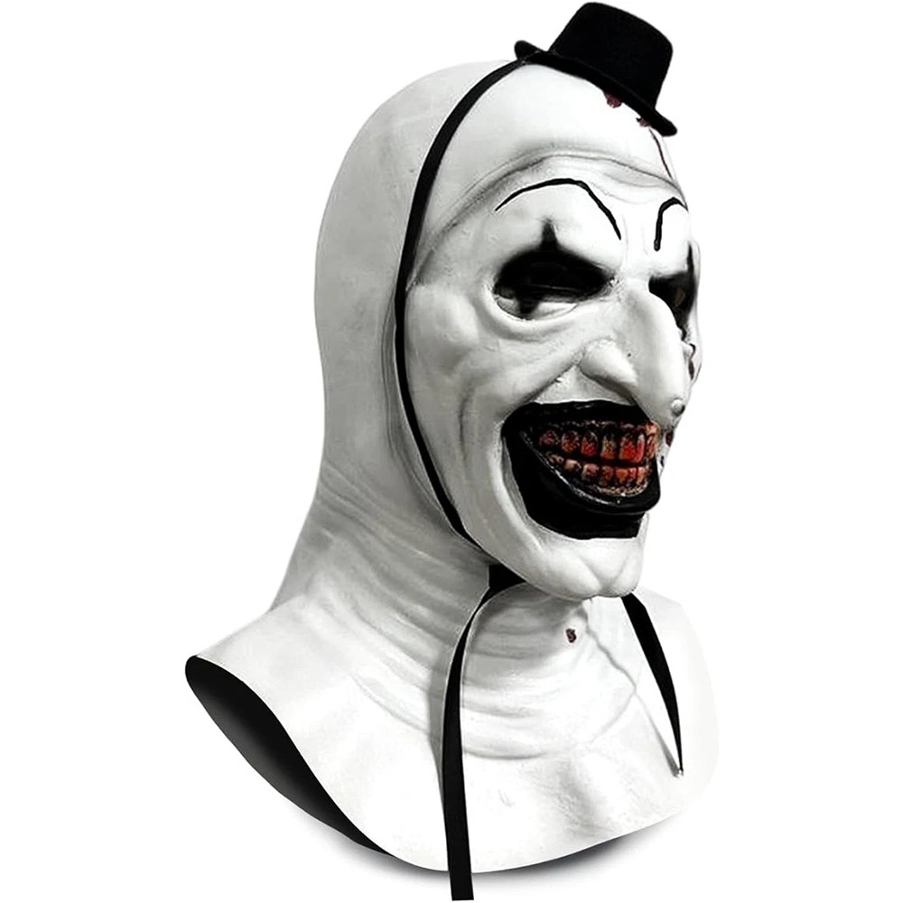 Halloween Soul Reaper Clown Mask Scary Costume Party Latex Prop