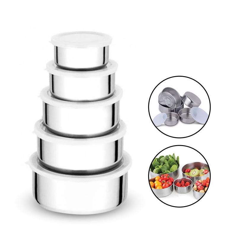 SMJ FRESH BOX สแตนเลส 5 TIER / 5-TIER กล่องอาหาร 5 IN 1