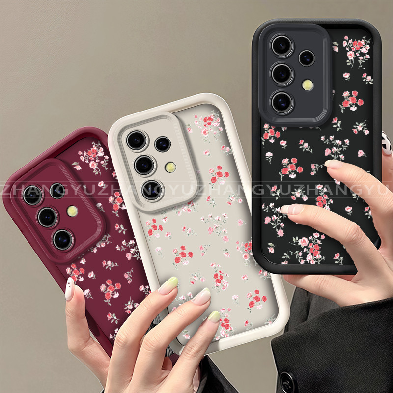 เหมาะสําหรับ Samsung A13 4G A23 A33 A53 A73 5G A04S LTE เคสโทรศัพท์ Soft Case ซิลิโคนเหลว Protector ปลอก XH