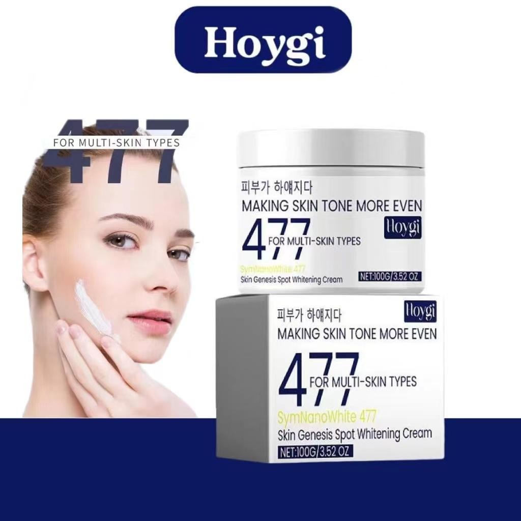 477 Facial Cream Essence ปรับสีผิวให้สม่ำเสมอ ให้ความชุ่มชื้นและป้องกันความแห้งกร้าน เหมาะสำหรับทุกสภาพผิว 100g.
