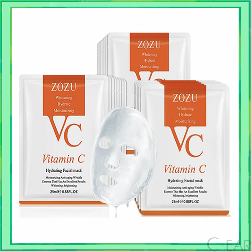 50แถม50🔥【ซื้อคุ้มสุดๆ】SHES VC Maskมาส์กวิตามินซีหน้าขาวกระจ่างใส หน้าเนียนนุ่มชุ่มชื้น ลดริ้วรอย