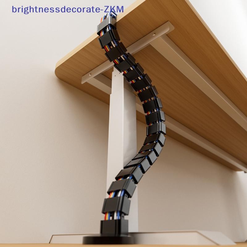 [ความสดใส] Wire Spine Cable Spine 80CM Under Desk Cable Tray Wire Management Workstation Snake Cable Organizer Management [TH]