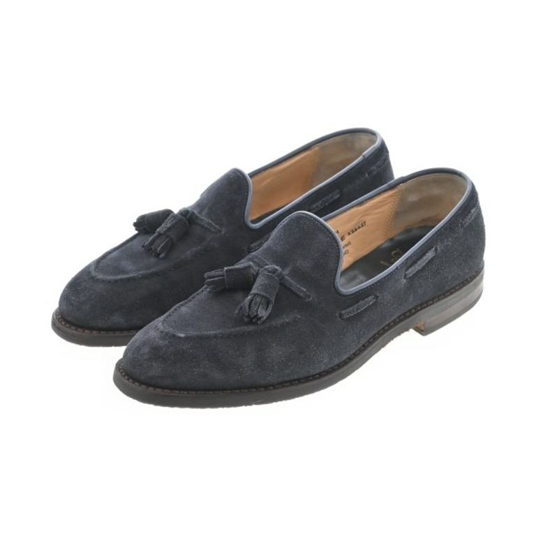 รองเท้า CROCKETT&JONES สีกรมท่า 25.5cm ส่งตรงจากญี่ปุ่น มือสอง
