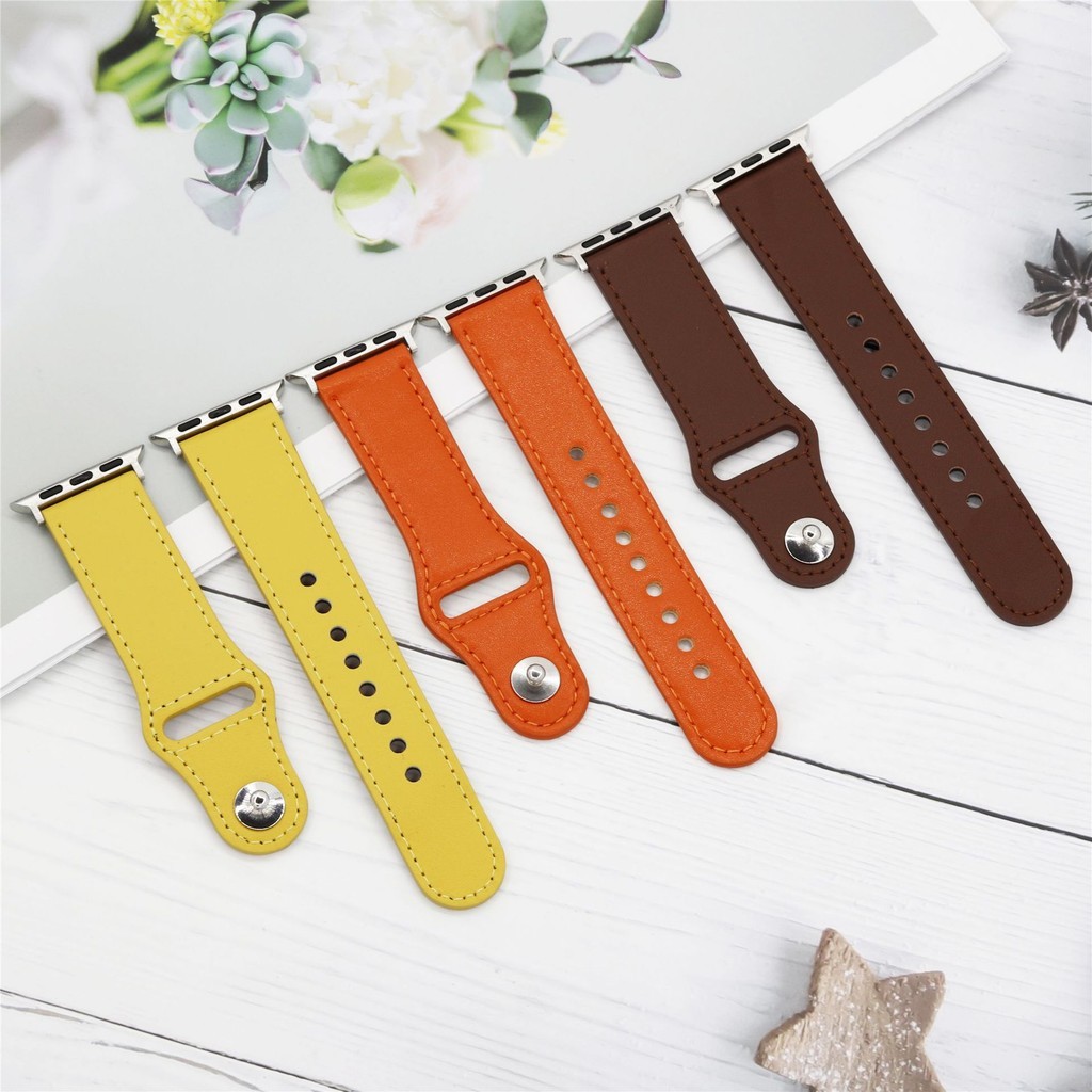 สายรัดหนังที่ปรับได้กีฬาสำหรับ for Apple Watch Ultra / SE 3 2 Iwatch Series 11 10 9 8 7 6 5 4 49 46 45 44 42 41 38มม ราคา ถูกที่สุด ดีลบีเคเค แกลเลอรีภาพที่ 8