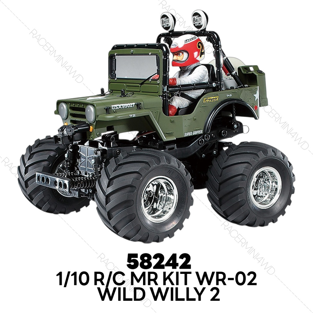 TAMIYA 58242 1/10 R/C Kit MR Wild Willy 2 (WR-02 Chassis)