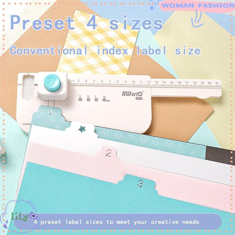 LILY Tab Punch Board, Label Punching Multifunctional Separator Page Creation Board, คุณภาพสูง DIY Bo