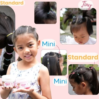 ยางรัดผมเด็ก นำเข้าจากเกาหลี🇰🇷 Food grade ไม่กินผม มัดง่าย ไม่เจ็บ ยี่ห้อ VIVACE kids