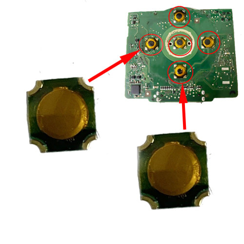 2 ชิ้น Logic Board ปุ่มฤดูใบไม้ผลิ Pad Contact สําหรับ Apple iPod classic 6th 80GB 120GB 7th 160GB A