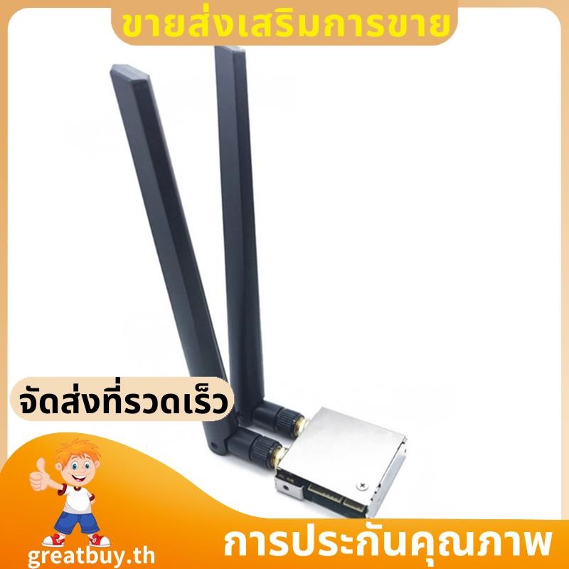 การ์ดไร้สาย Go WiFi6 BT5.0 2400Mbps การ์ดเครือข่ายอะแดปเตอร์ AX201 2400M P9JB. greatbuyth