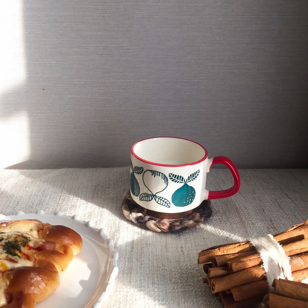 ผลิตในญี่ปุ่น Izawa แก้ววางซ้อนกันได้สไตล์นอร์ดิก Minoyaki ถ้วยเครื่องดื่มกาแฟชาดํา Fika