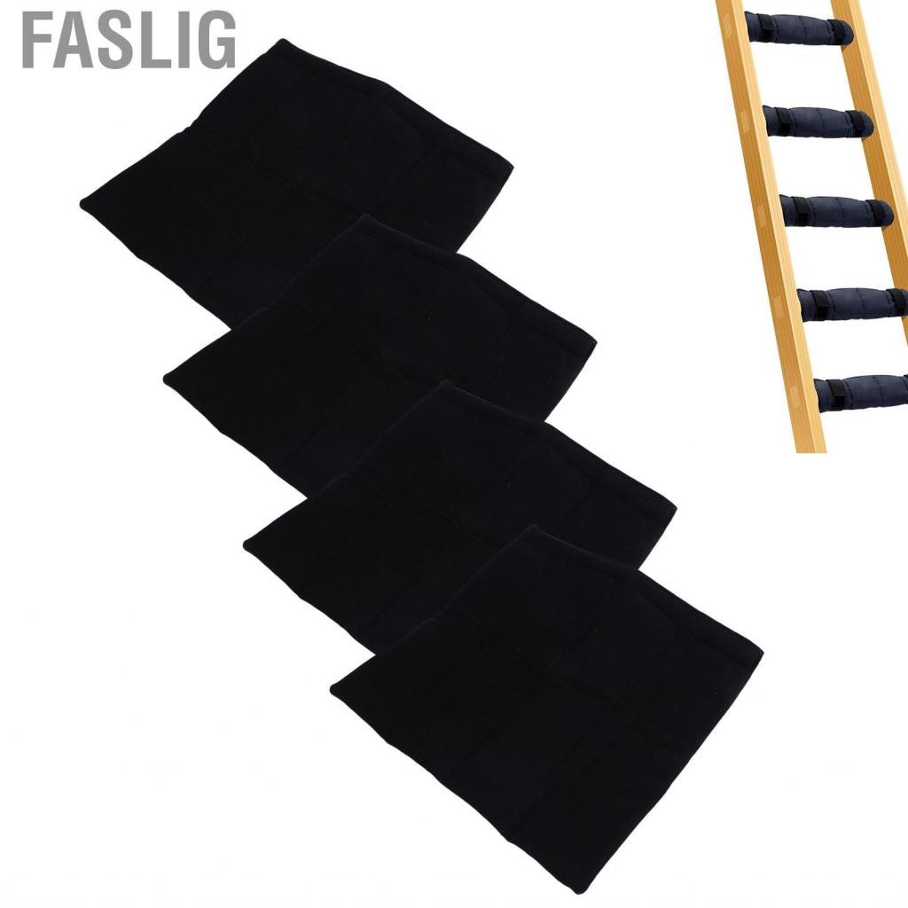 Faslig Bed Ladder Foot Protector 4 ชุดแผ่นรองยางสองใบที่ไม่ลื่น