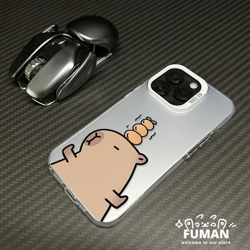 น่ารักการ์ตูน Capybara สําหรับ Redmi 15 15C A5 Turbo 4 Pro 4G 5G Coquette Cladding เคสโทรศัพท์กันกระ
