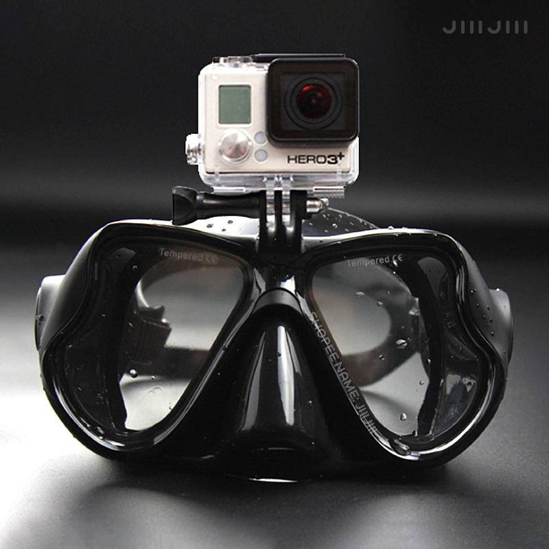 OP4 JIIIJIII GoPro กล้องกีฬาหน้ากากดําน้ําแว่นตาหน้าต่างขนาดใหญ่กรอบดําน้ําดูปะการังแก้วโปร่งใสสูงว่