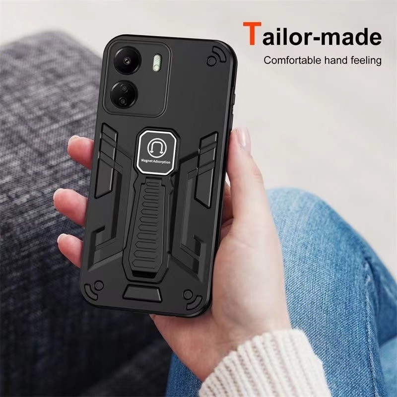 ⚡️ส่งจากไทย⚡️เคสกันกระแทกขาตั้ง ใช้สำหรับ Xiaomi Redmi A5 A3 Redmi 13 13X 13C / Poco C75 C71 C65 Red