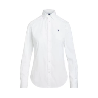 Polo Ralph Lauren เสื้อเชิ้ตผู้หญิง Shirt-Cotton Shirt รุ่น WMPOSHTNDO20361 สีขาว