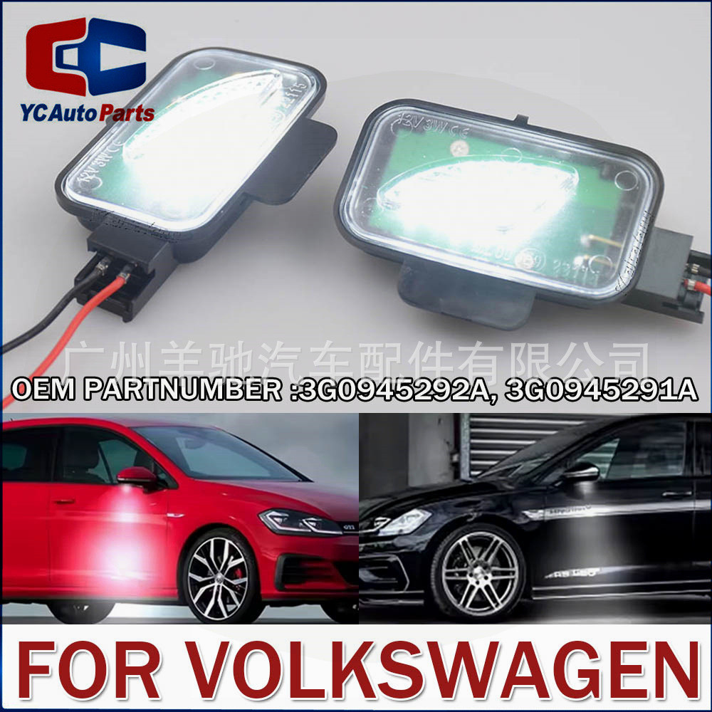 เหมาะสําหรับ Volkswagen VW Passat B8 3G2 Variant A กระจกมองหลังรถยนต์ชั้นไฟ LED Pit Light