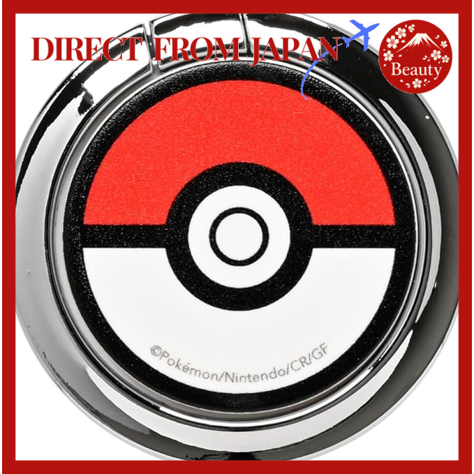 iFace Finger Ring Holder - Pokémon Series Slim Flat Smartphone Ring (Monster Ball)【Compatible with i