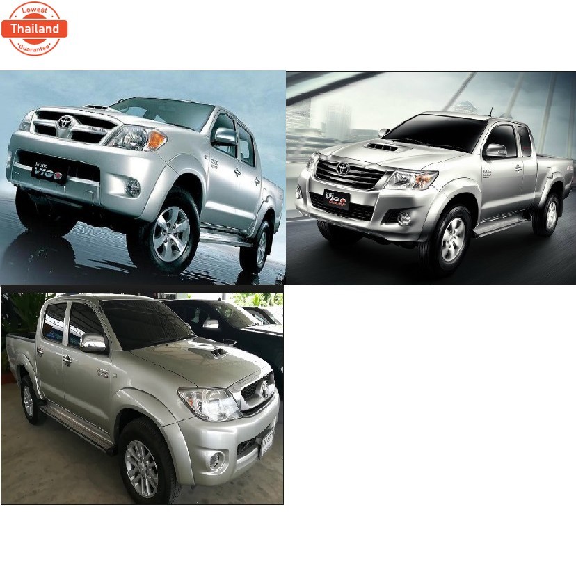 1ชิ้นฝาปิดมุมกันชนท้าย TOYOTA HILUX VIGO CHAMP 2005-2015 ยางปิดหัวท้ายกันชน โตโยต้า วีโก้ แชมป์ ขอกั