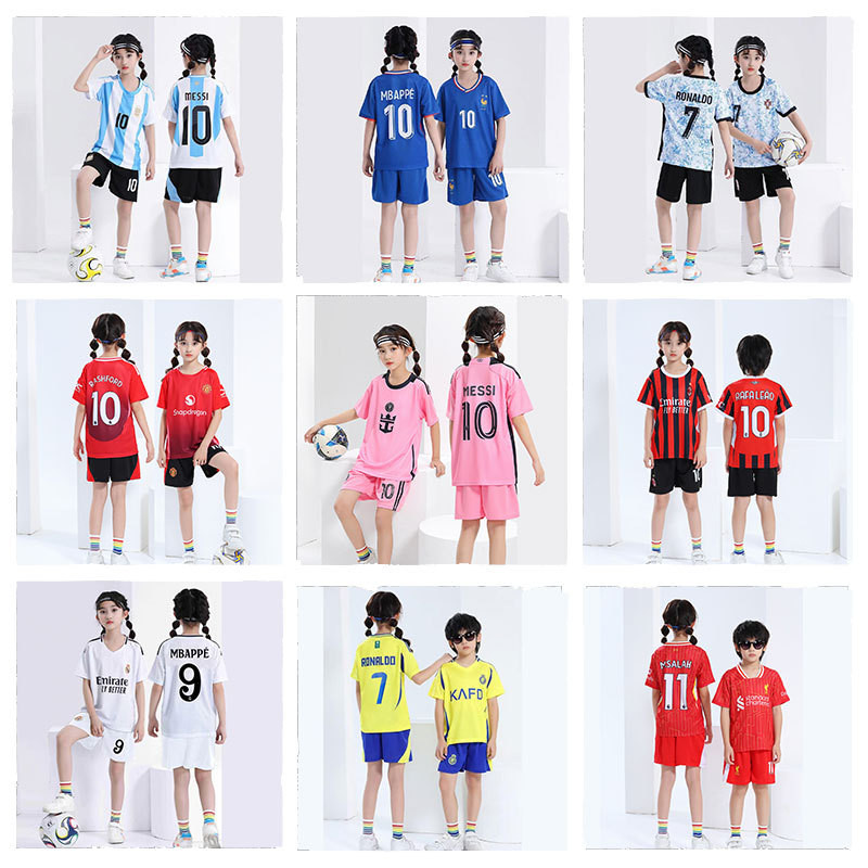 Jersey กีฬาฟุตบอล Bazamai Portugal แบบเด็ก สำหรับ.CR7