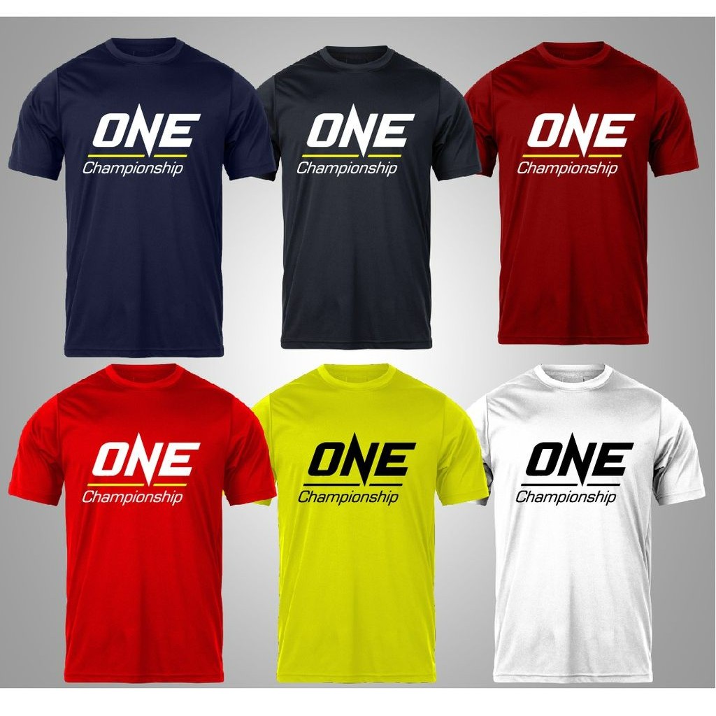 เสื้อยืดแขนสั้นผู้ชาย ONE CHAMPIONSHIP ทำจากผ้าฝ้ายคุณภาพสูง 100% เหมาะสำหรับสวมใส่ทั้งในฟิตเนสและวันสบายๆ