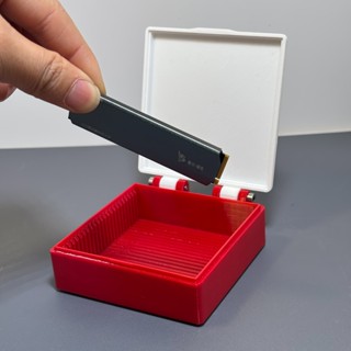 20ชิ้นแพคเกจ ม.2 2280 Solid State Drive กล่องเก็บพร้อมฝาปิด-…