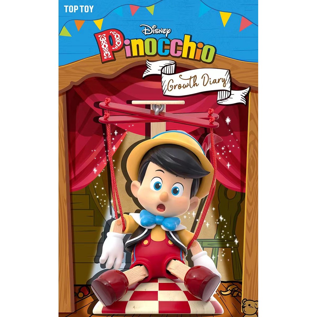 TOPTOY Disney Pinocchio Growth Diary Series ตุ๊กตาน่ารัก