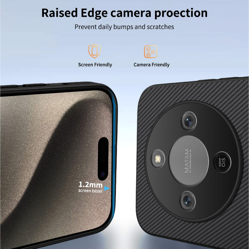 สําหรับ Honor X9D 5G 2025 เคสโทรศัพท์คาร์บอนไฟเบอร์แม่เหล็กหนังรูปแบบปลอก HonorX9D X9C สมาร์ท X9B X7D หรูหรากันกระแทกป้องกันปกหลัง - รูปที่ 3