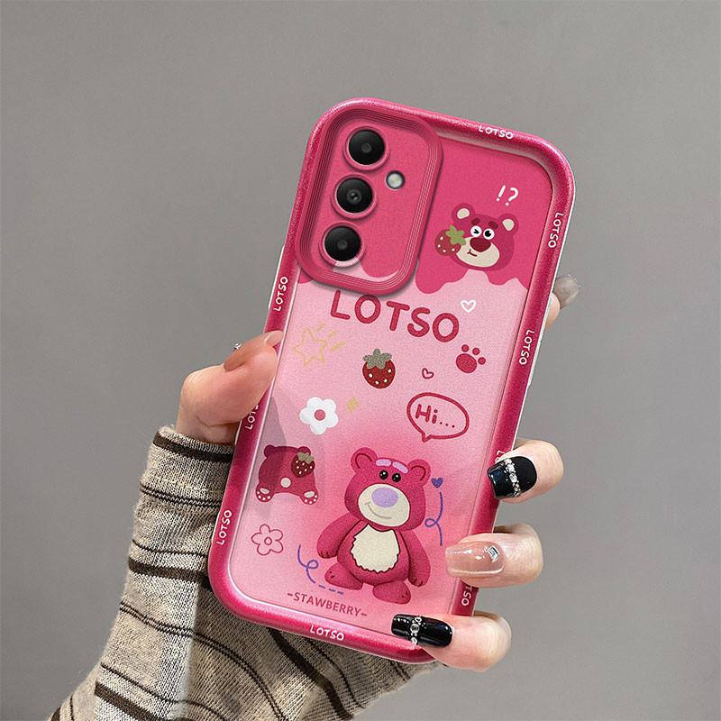 ปลอกใหม่ Samsung Galaxy A17 A16 A56 A36 LTE 4G 5G เคสโทรศัพท์ฤดูร้อนสีน่ารักการ์ตูน Sweatproof Soft 