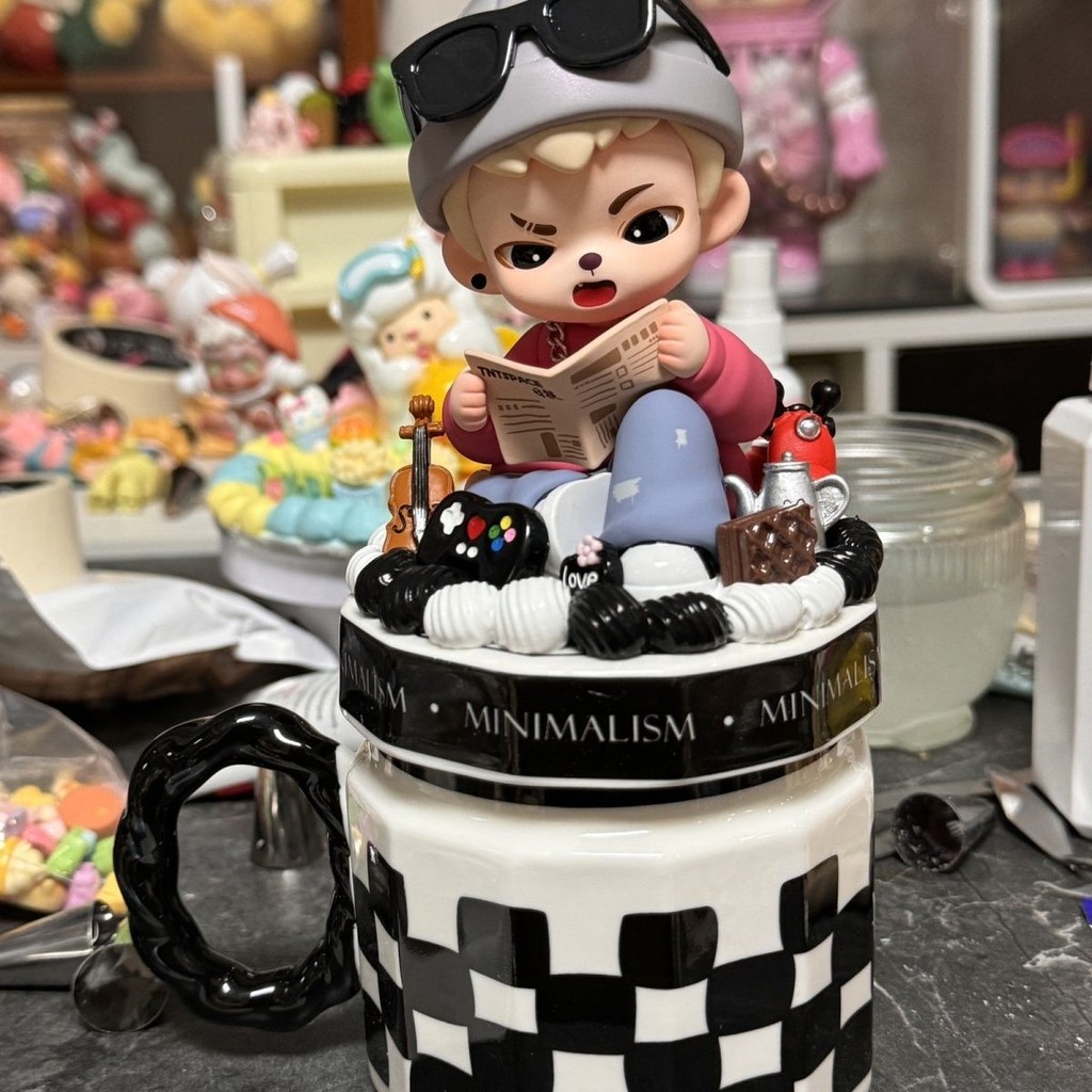 TNT ของแท้ Mystery Box Youth Time Series Mug ของขวัญแก้วคู่ DIY ครีมคอลลาเจน Original Design 103