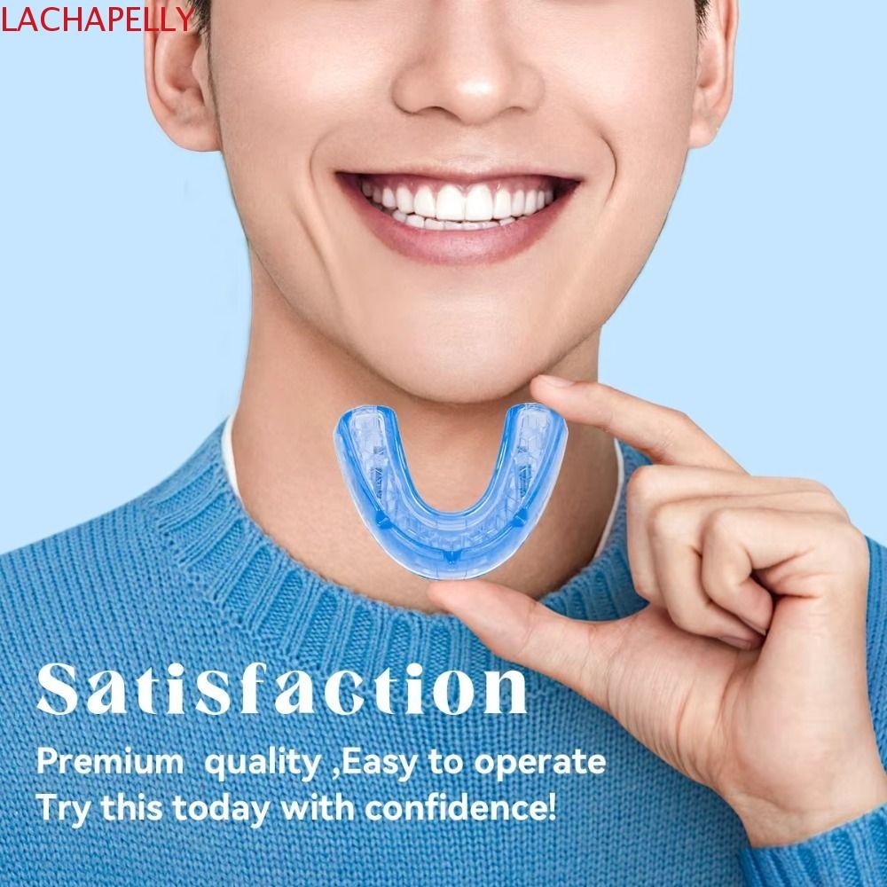 LACHAPELLY Anti Snoring Mouthguard, ปรับสบาย Anti-Snoring Mouthpiece, พร้อมกล่องเก็บปรับปรุง Sleep S