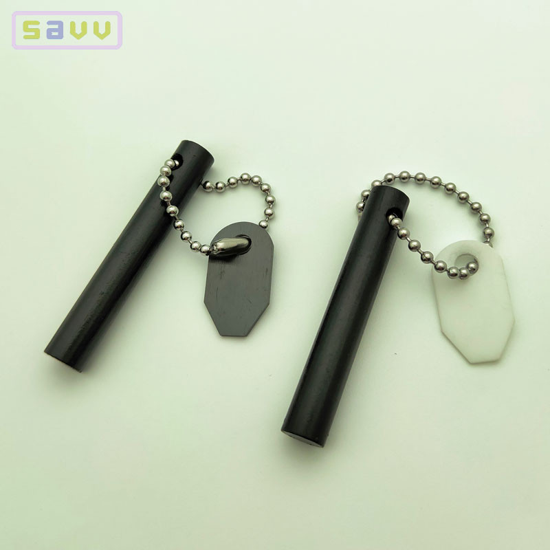 Zircon Oxide Ceramic Scraper + แบบพกพา Fire 8x50 มม. Flint Fire Stick/พวงกุญแจ