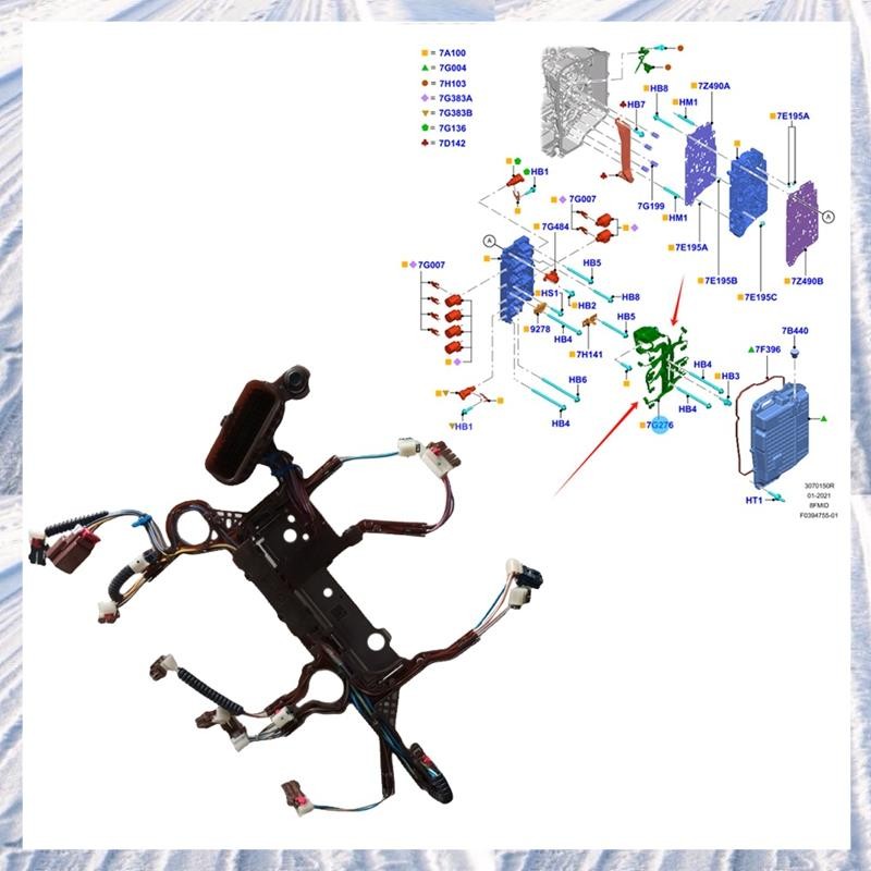 J1KP-7G276- J1KP-7G276BE สําหรับโฟกัส 2018-2025