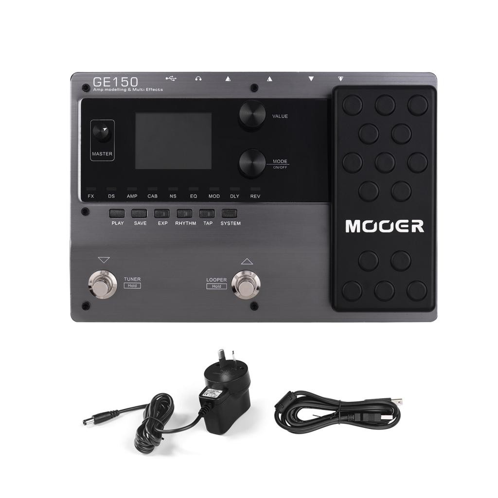 Vbabyhome-TH GE150 Amp Modeling & Multi Effects Pedal 55 แอมป์รุ่น 151 80s Looper 40 จังหวะกลอง 10 M