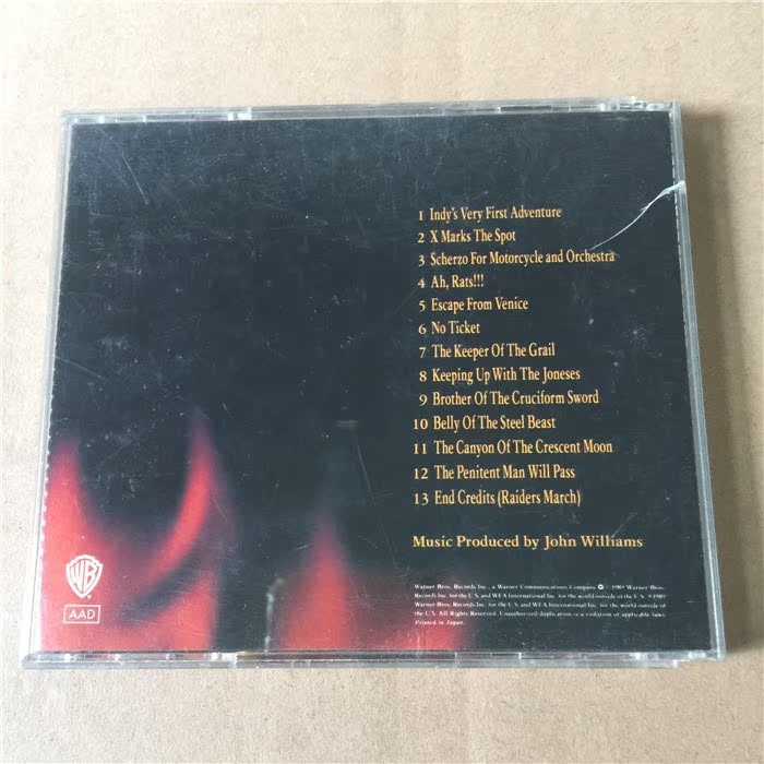 Japanese = Dismantling A2546 Indiana Jones Indiana Jones เพลงประกอบต้นฉบับ