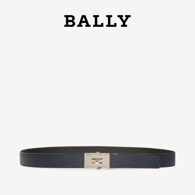 เข็มขัดสีฟ้าสำหรับชายจากแบรนด์ BALLY เหมาะเป็นของขวัญคริสต์มาส
