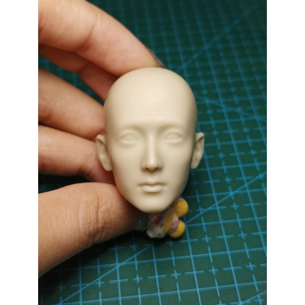 1/6 Scale JC-T Head Sculpt รุ่นสําหรับ 12 นิ้วรูปตุ๊กตา Unpainted Head Sculpt No.488 (สีขาว)