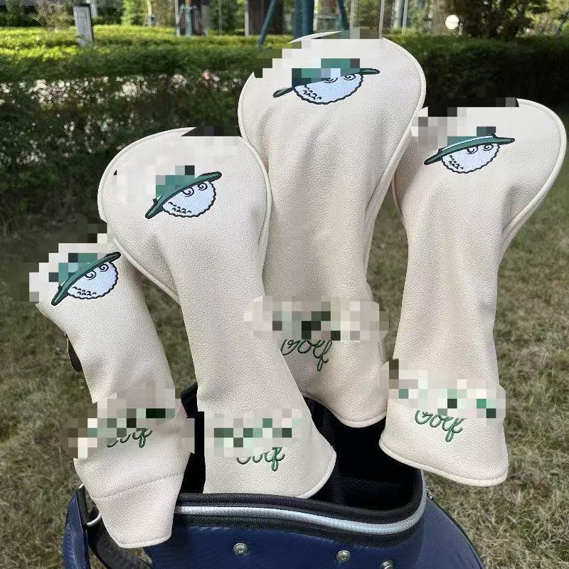 For 2026 Colorful Golf Club Headcover for Driver Fairway Woods Hybrid Cover PU Leather waterproof