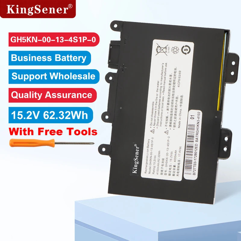 KingSener GH5KN-00-13-4S1P-0 แบตเตอรี่แล็ปท็อปสําหรับ Getac MECHREVO Deep Sea Ghost Z1 GH5KN-03-14-4