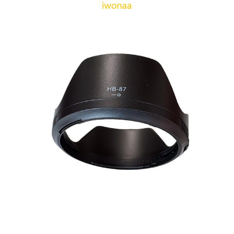 Iwo Lens Hood HB87 เลนส์กล้องแบบพลิกกลับได้ Sun Shade Replacement Protective