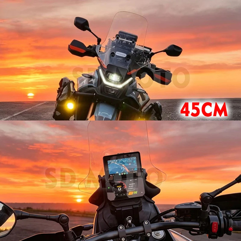 450MT ยกกระจกสําหรับ CFMOTO 450 MT mt450 450mt cf 450 mt 2024 2025 2026 อุปกรณ์เสริมกระจกหน้ารถ