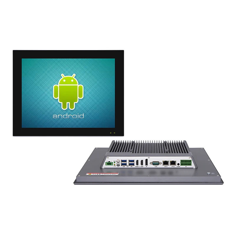 Professional RK3568 / RK3588 ฝัง/ติดผนังอุตสาหกรรม All in One Android หน้าจอสัมผัสแผง Pc สําหรับอุตส