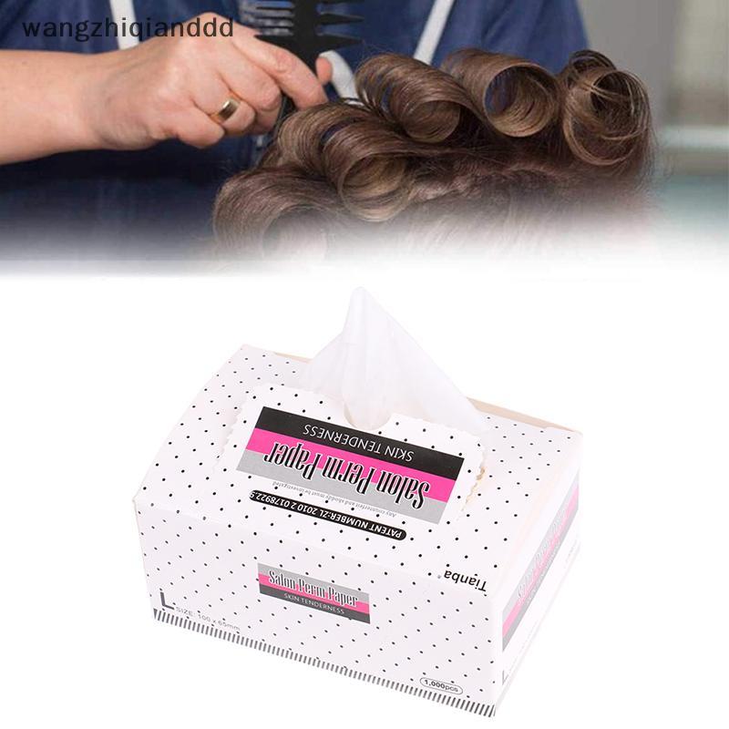 Hot 1000 ชิ้น Perm กระดาษ Professional Home DIY กระดาษม้วนผม Perming ร้านทําผม Ultra-thin ตาข่าย Breathable การออกแบบการสกัด