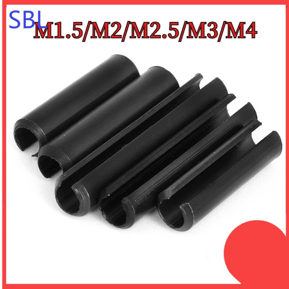 [SS-HX] 65mn แมงกานีสสีดํายืดหยุ่นขาทรงกระบอกเปิดพินสปริงพินกลวง M1.5/M2/M2.5/M3/M4