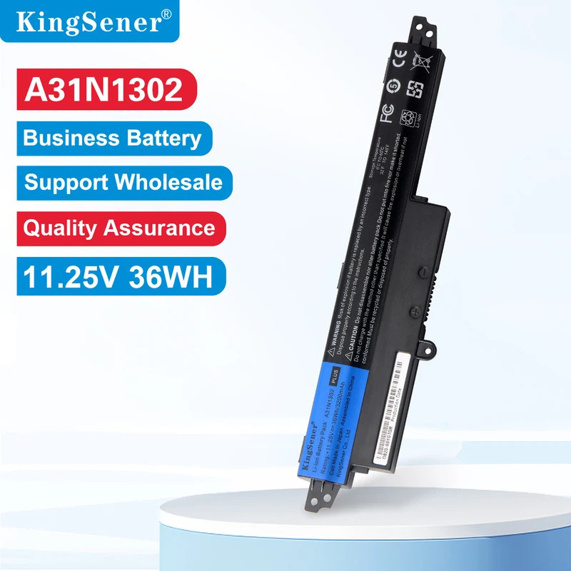 KingSener A31N1302 แบตเตอรี่แล็ปท็อปสําหรับ ASUS VivoBook X200CA X200MA X200M X200LA F200CA X200CA R