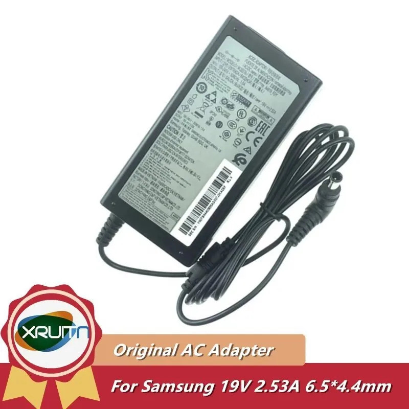 Original 19V 2.53A 48W A4819_FDY A4819-KSML อะแดปเตอร์ AC Power Charger สําหรับ SAMSUNG LCD LED TV M