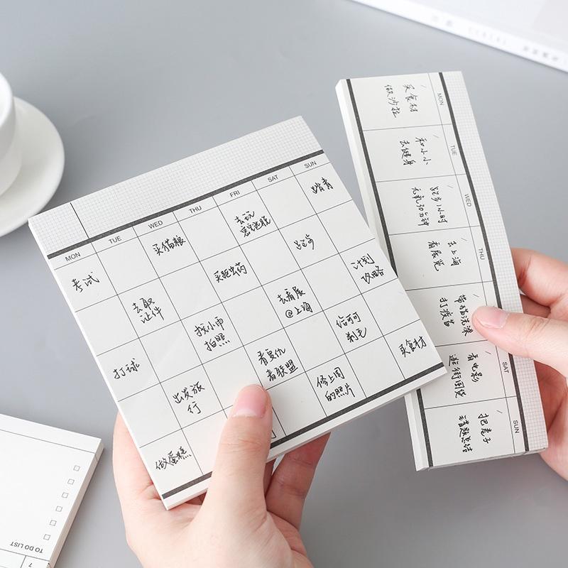 Simple Memo Pad Note Book ตกแต่งฉีกขาด Sticky Notes บัญชีมือ Memo กระดาษข้อความ
