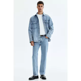 H&M(เอชแอนด์เอ็ม) กางเกงยีนส์ทรงตรง ความยาวปกติ Men Regular Jeans 1311674_3
