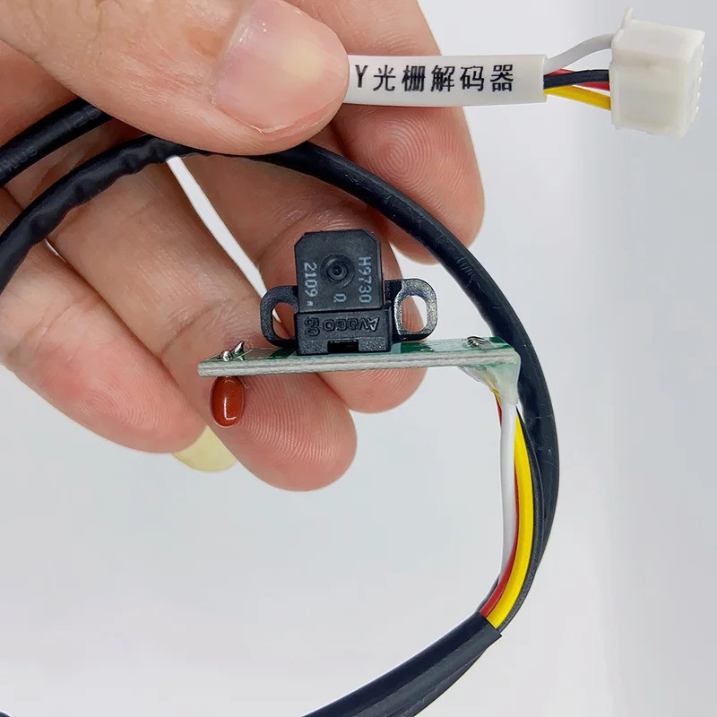 ส่งฟรี!1 ชุด H9730 Encoder Sensor Raster ถอดรหัสพร้อมสายไฟสําหรับเครื่องพิมพ์ตัวทําละลาย 180dpi150dp